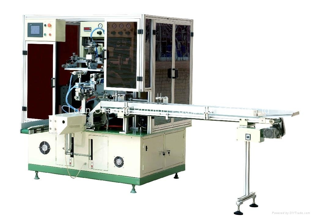 Full Auto glass Screen Printing machine Silk Screen Printing Machie For Barrels 2