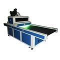 Flat UV curing machine with unloading system
