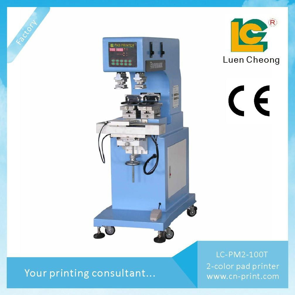 Two Color Pad Printing Machine with Shuttle