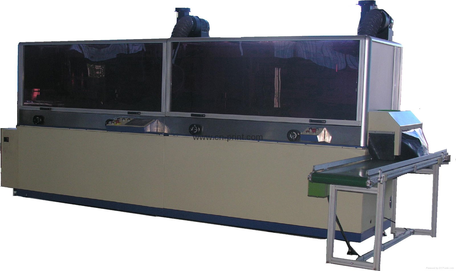 Automatic two colour cylinder UV Screen Printer