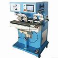 PLC 4-color open ink well pad printing machine with shuttle and independent pad