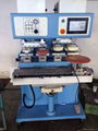 PLC 4-color open ink well pad printing machine with shuttle and independent pad