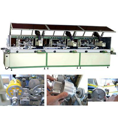 Automatic 3-colour cylinder UV Screen Printer 3