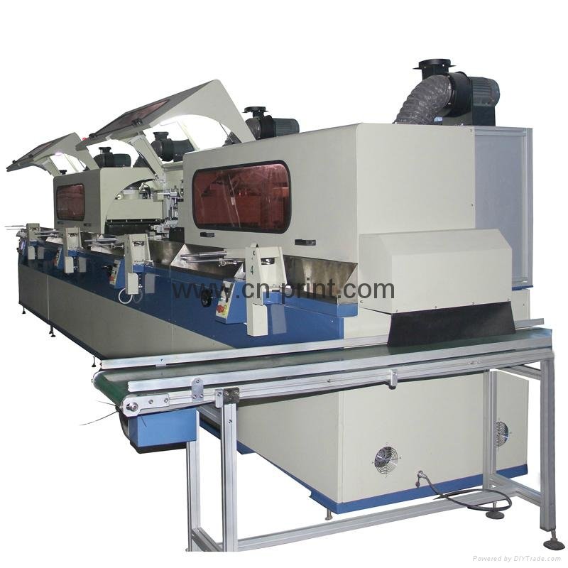 Automatic 3-colour cylinder UV Screen Printing machine 3
