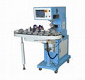 PLC 1- Color Sealed Ink Cup pad printing machine with conveyor and unloadingl 1