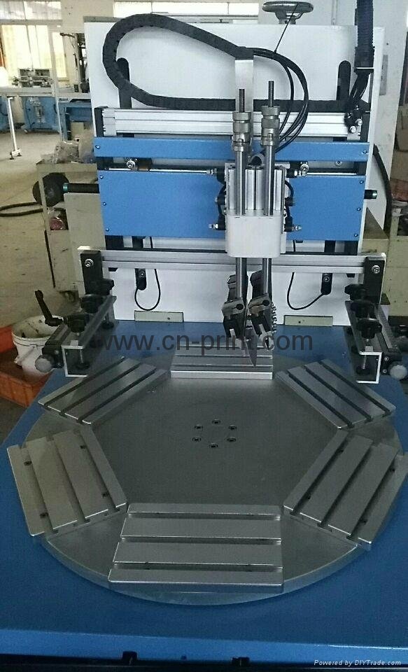 PLC contorl system Flat screen printing machine with conveyor 8