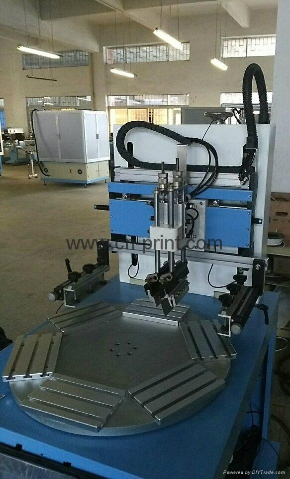 PLC contorl system Flat screen printing machine with conveyor 5