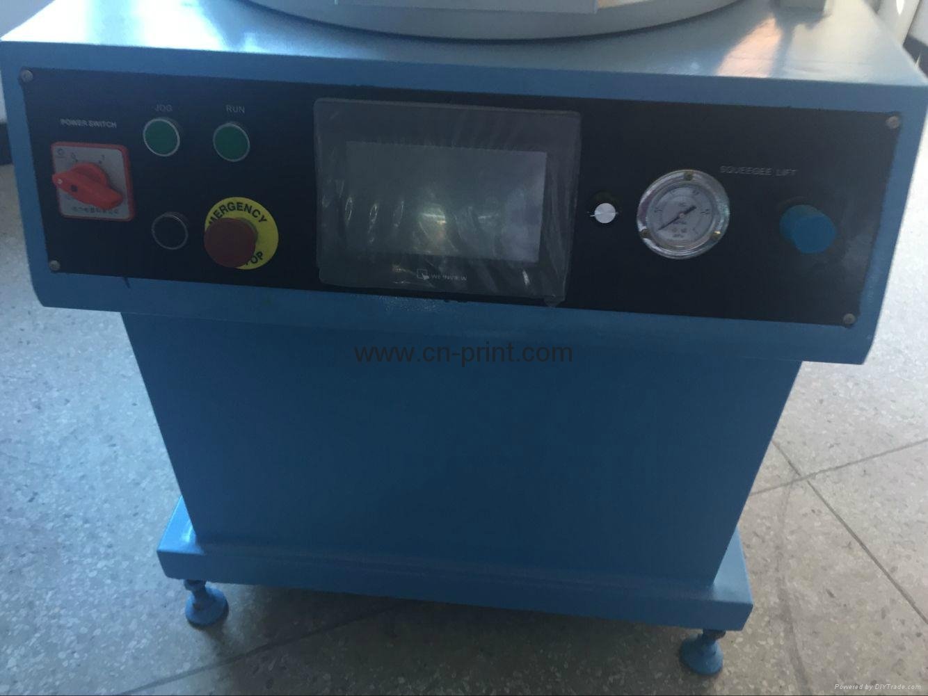 PLC contorl system Flat screen printing machine with conveyor 14