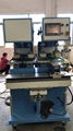 PLC 4-color open ink well pad printing machine with shuttle and independent pad