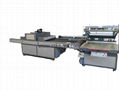 automatic flatbed screen printing machine with UV dryer