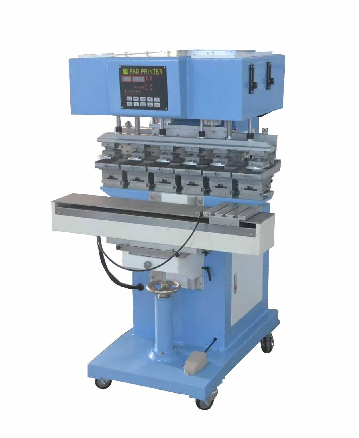 SIX-Colour  Shuttleing Pad Printing Machine  1