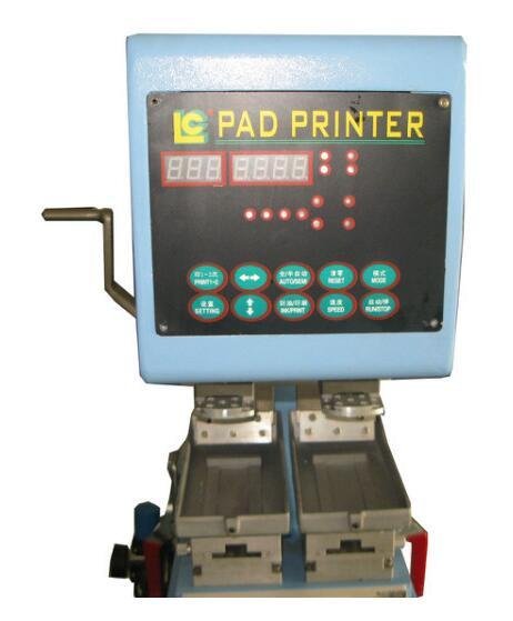 2-color pad printer with conveyer 9