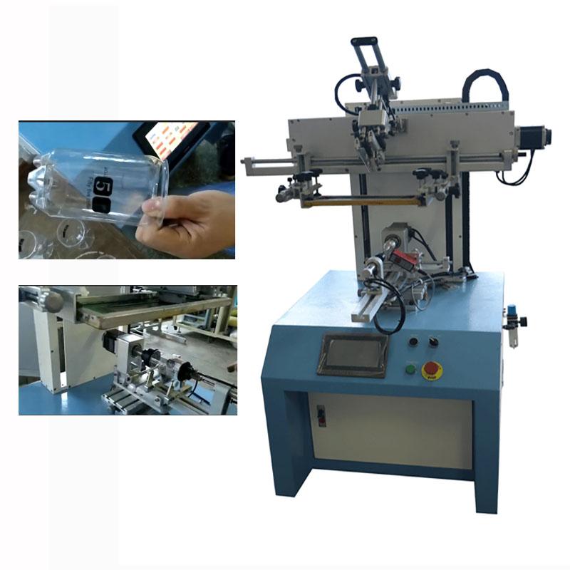 Screen Printer With Color Sensor Screen Printing Machine For Burgundy Bottle 11