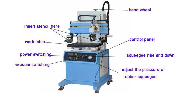  Plane  vacuum screen printer machine  3