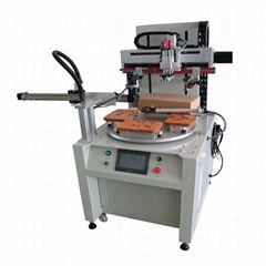 Rotating Working Table  Screen Printer & Sevro Mechanical Arm