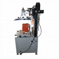 Flat precision screen printing machine with t table 