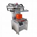 Flat precision screen printing machine with t table 