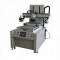 Servo Flat precision screen printing machine with movement vacuum table