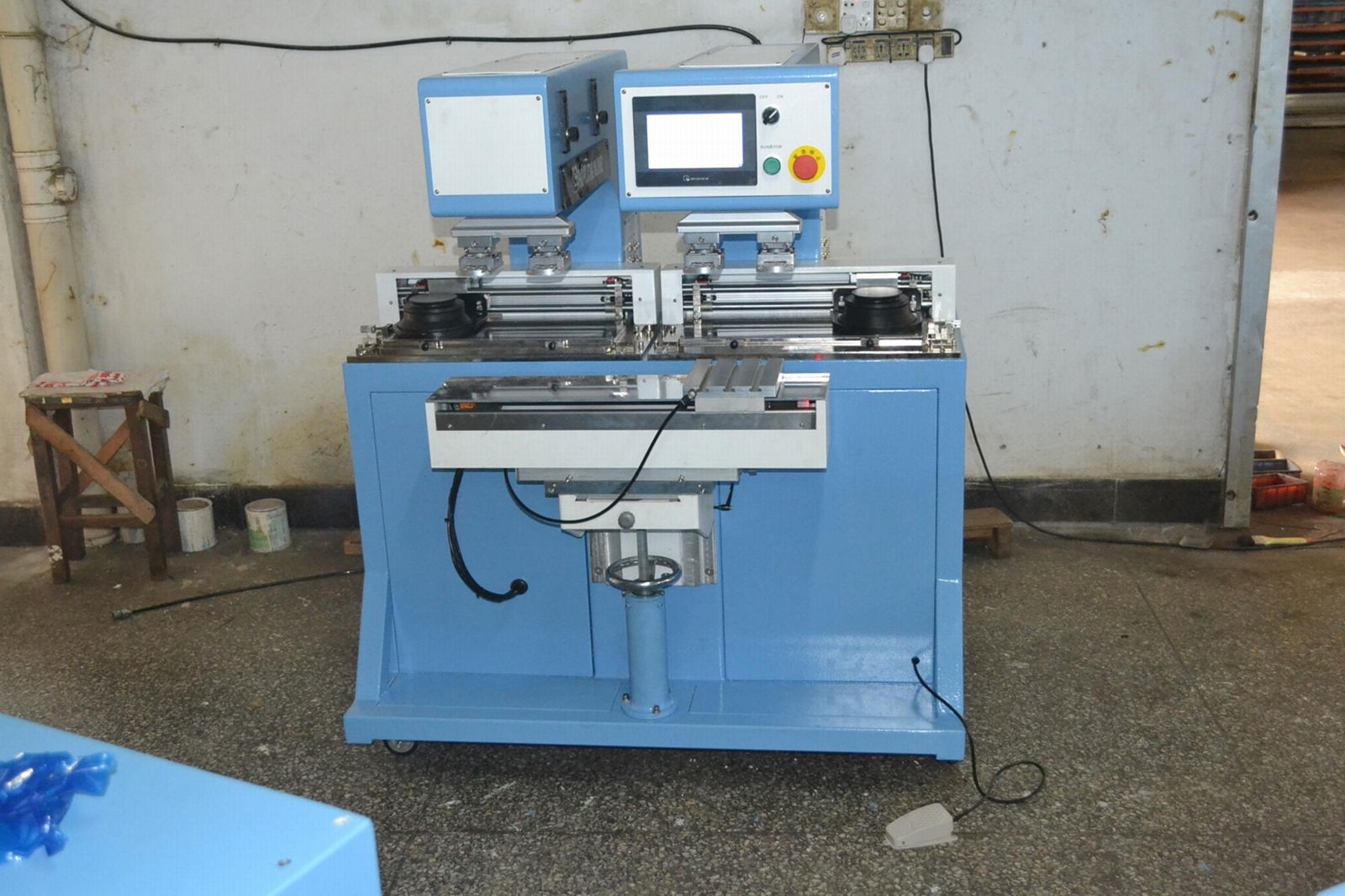 Two color Transverse Flow Pad Printer 3