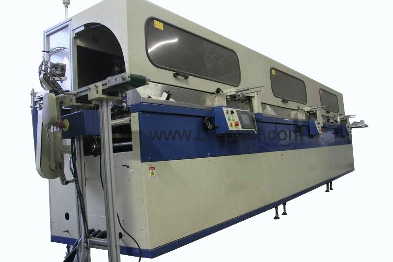 Automatic 3-colour cylinder UV Screen Printing machine 2