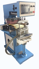 PLC System Transverse Flow tampografia for insole with pad cleaning system