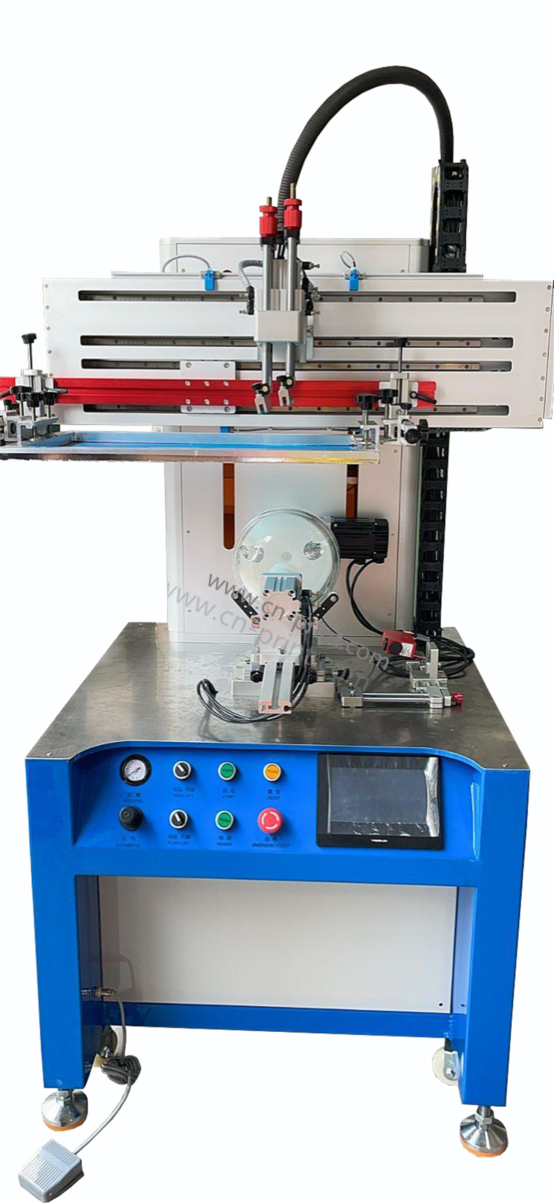 CNC servo special-shaped bottle screen printing machine  3