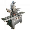 Automatic hot stamping machine for cap with conveyor