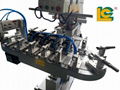 2-color open ink well pad printing machine with conveyor with rotary system 