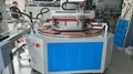 Two-color turntable flat screen printing machine