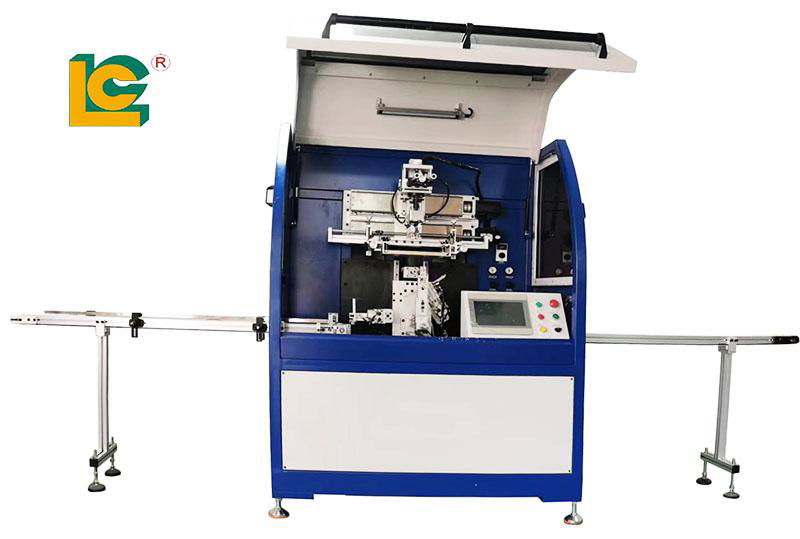 Automatic screen printing machine for glass bottle 2