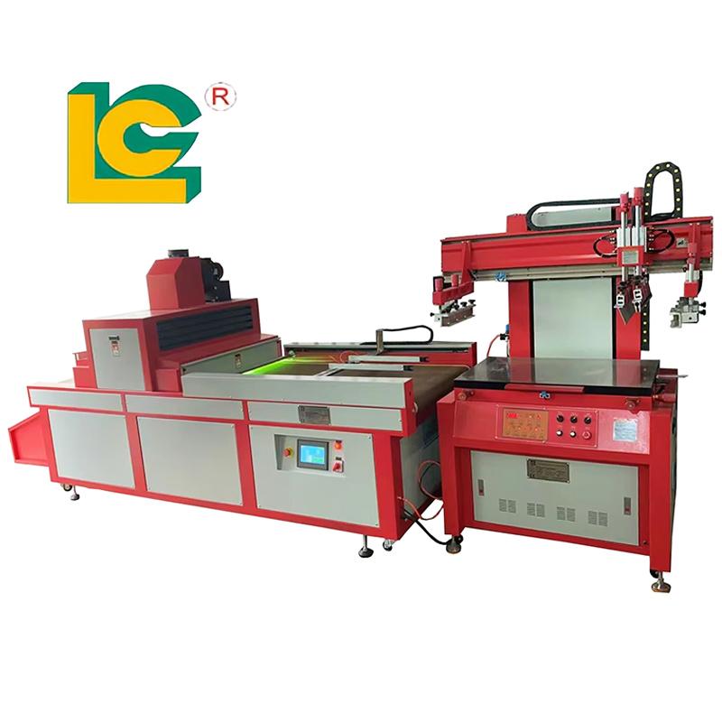 Automatic Screen Printing Machine For Flat Products with UV Drying machine 2