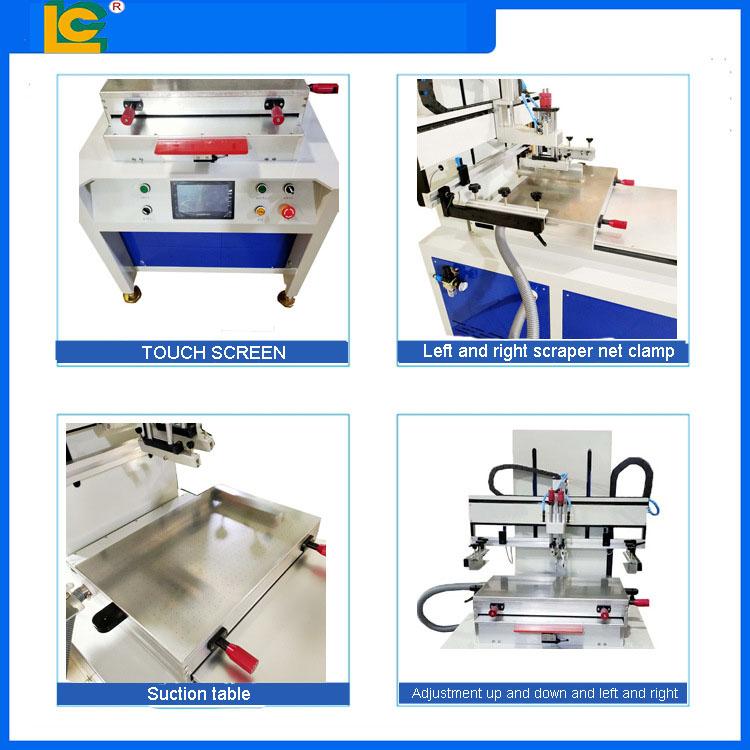 Servo Flat precision screen printing machine with movement vacuum table 2