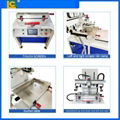 Servo Flat precision screen printing machine with movement vacuum table