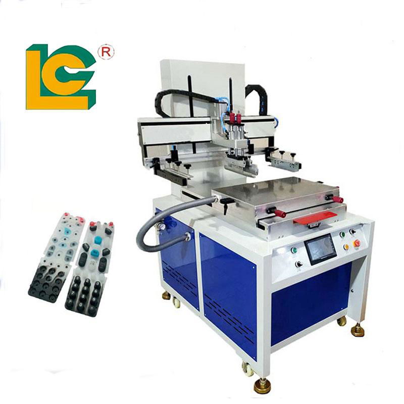 Servo Flat precision screen printing machine with movement vacuum table 3