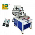 Servo Flat precision screen printing machine with movement vacuum table