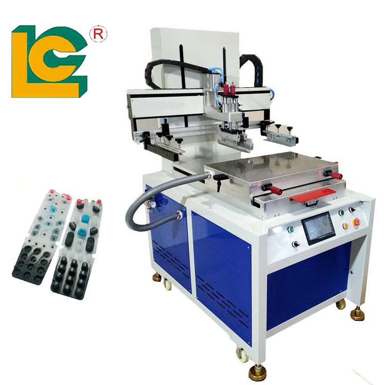 Servo Flat precision screen printing machine with movement vacuum table 4