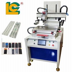 Servo Flat precision screen printing machine with movement vacuum table