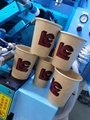 Plastic cup screen printer Coffee Paper cup Automatic Screen printing machine