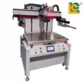Flat precision screen printing machine with vacuum table