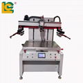 Flat precision screen printing machine with vacuum table