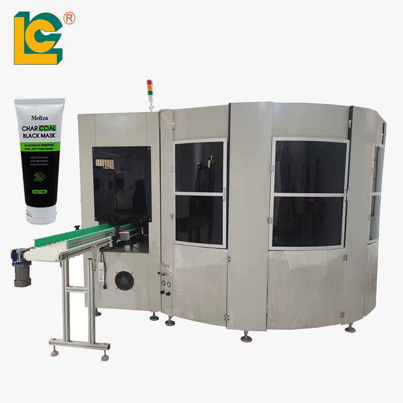 Full automatic 5 color servo control UV screen printing machine for plastic tube