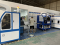 Automatic screen printing machine with hot foil stamping machine 8