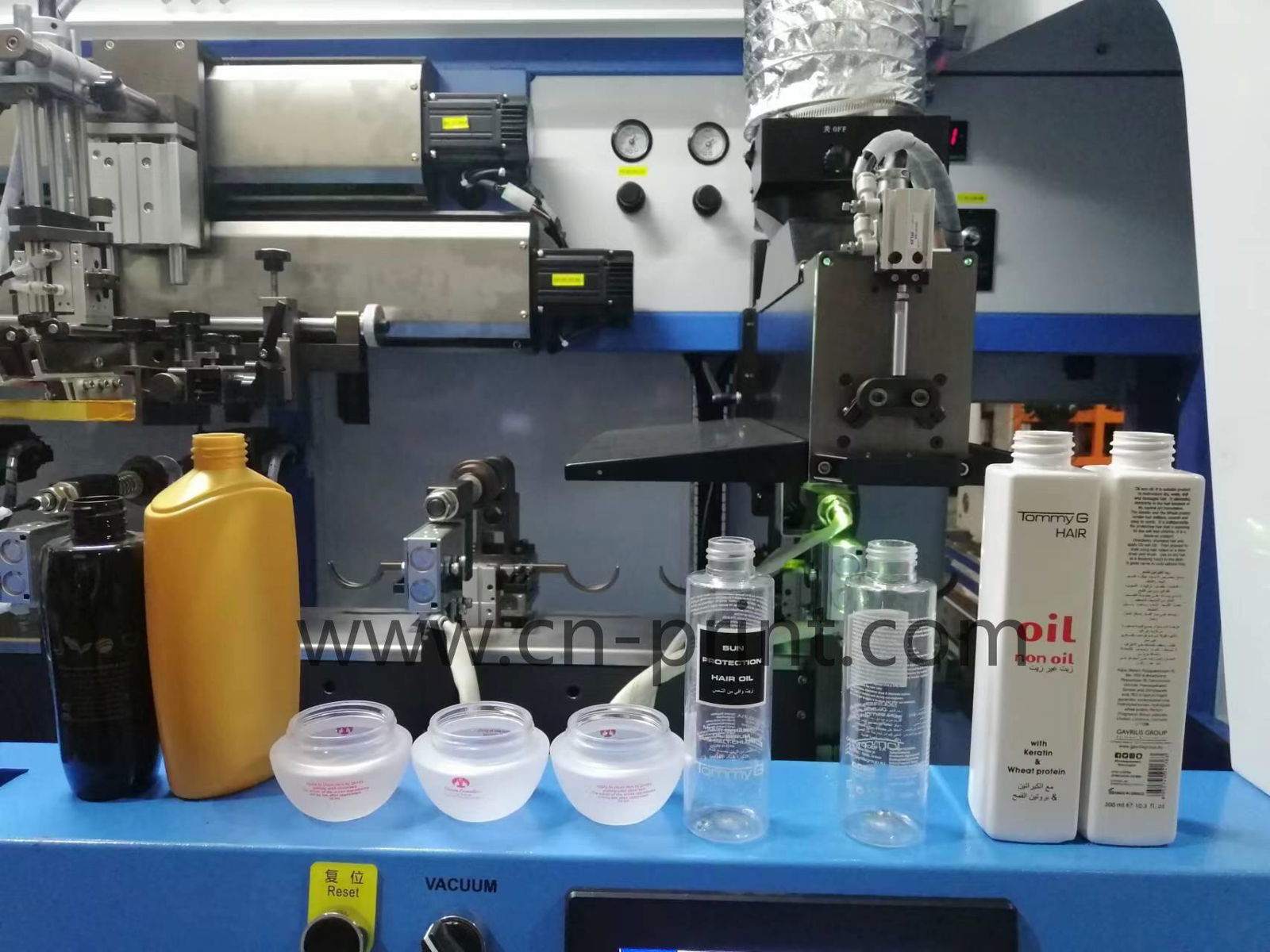 Automatic Silk Screen Printing machine For Glass Bottle JarCup plastic cup 2