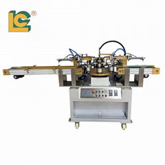 6 station cosmetic line turntable hot foil stamping machine