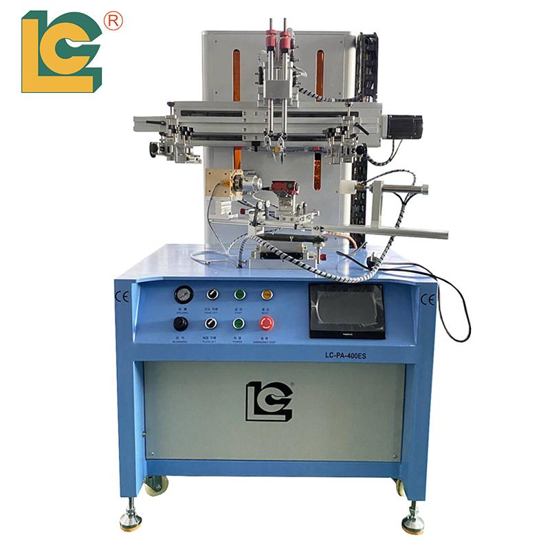 Screen Printer With Color Sensor Screen Printing Machine For Burgundy Bottle 1