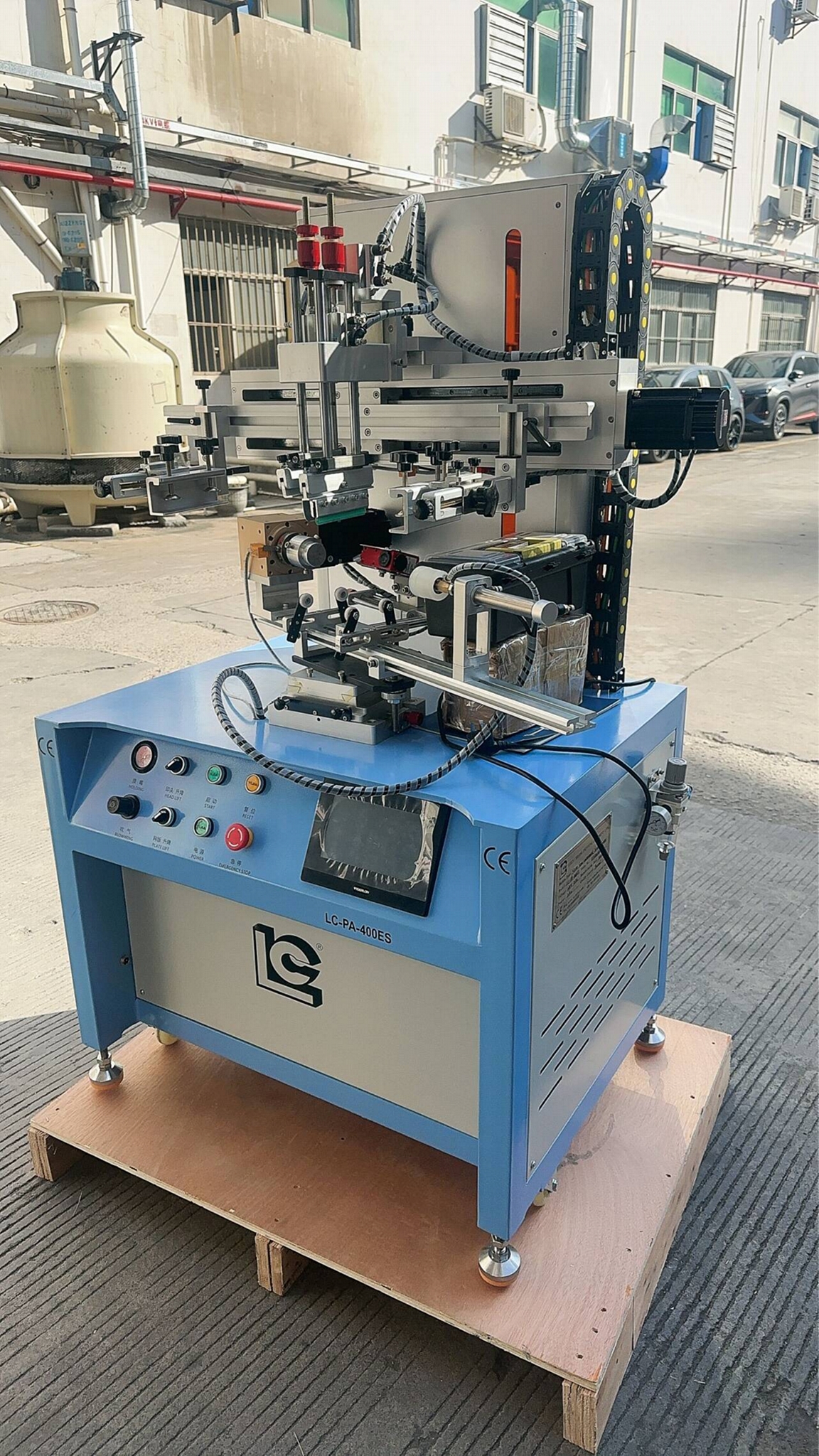 Screen Printer With Color Sensor Screen Printing Machine For Burgundy Bottle 4