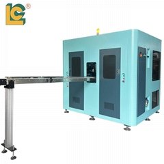 2 color fully automatic CNC screen printing machine with taper swing