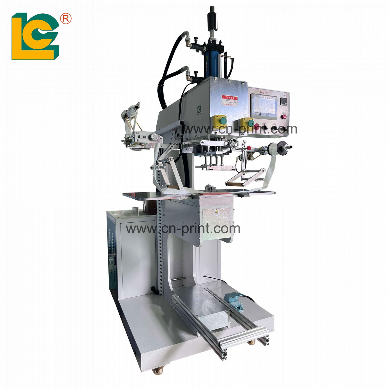  larger size plastic container Custom PLC control hot foil  stamping machine  2