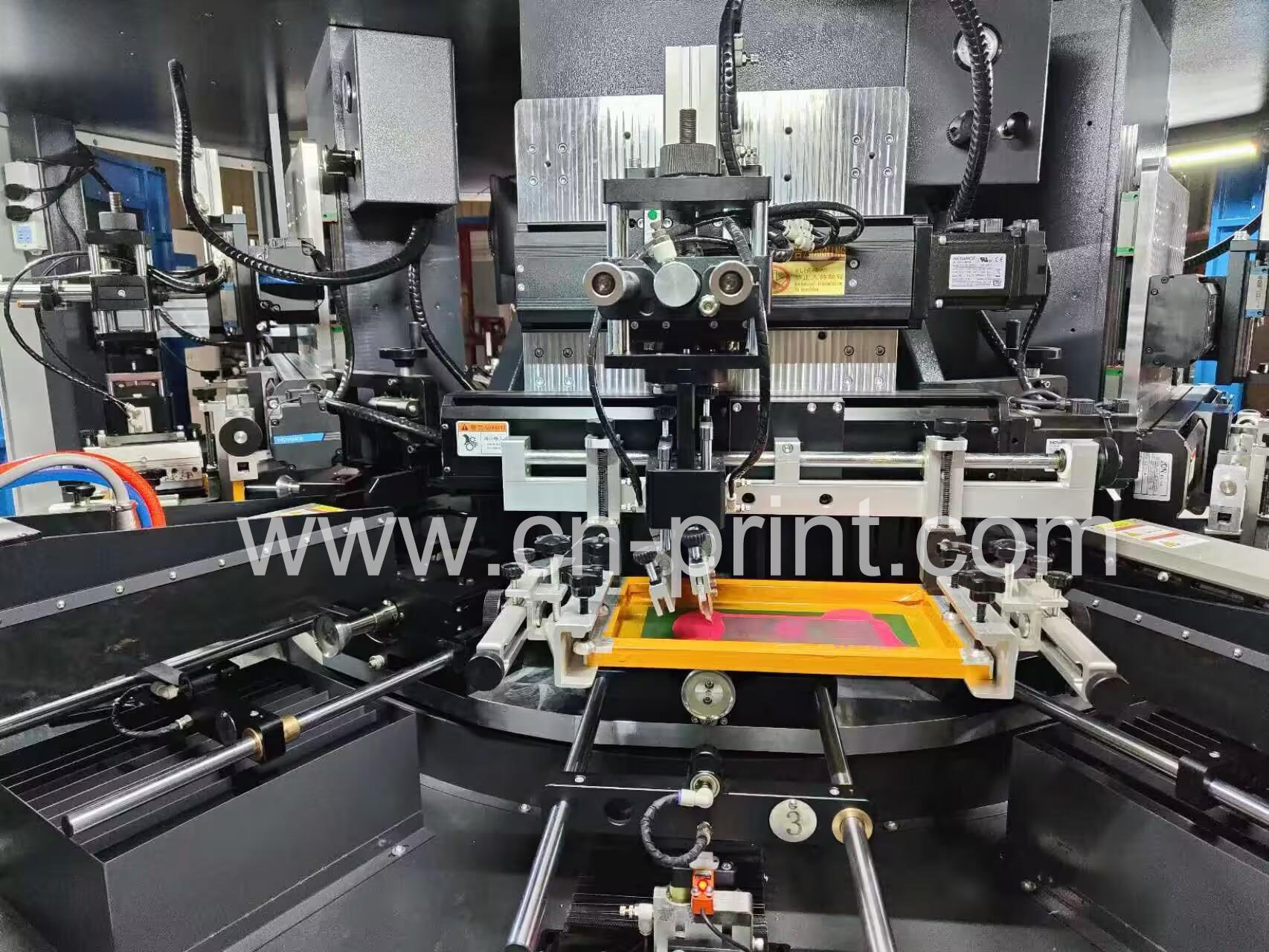 Automatic Italy Beer Glass Bottle Screen Printer Servo-controlled Screen Printin 5