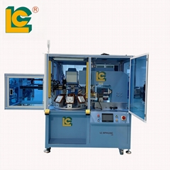 2 color 8 working station servo pad printing machine with auto unloading
